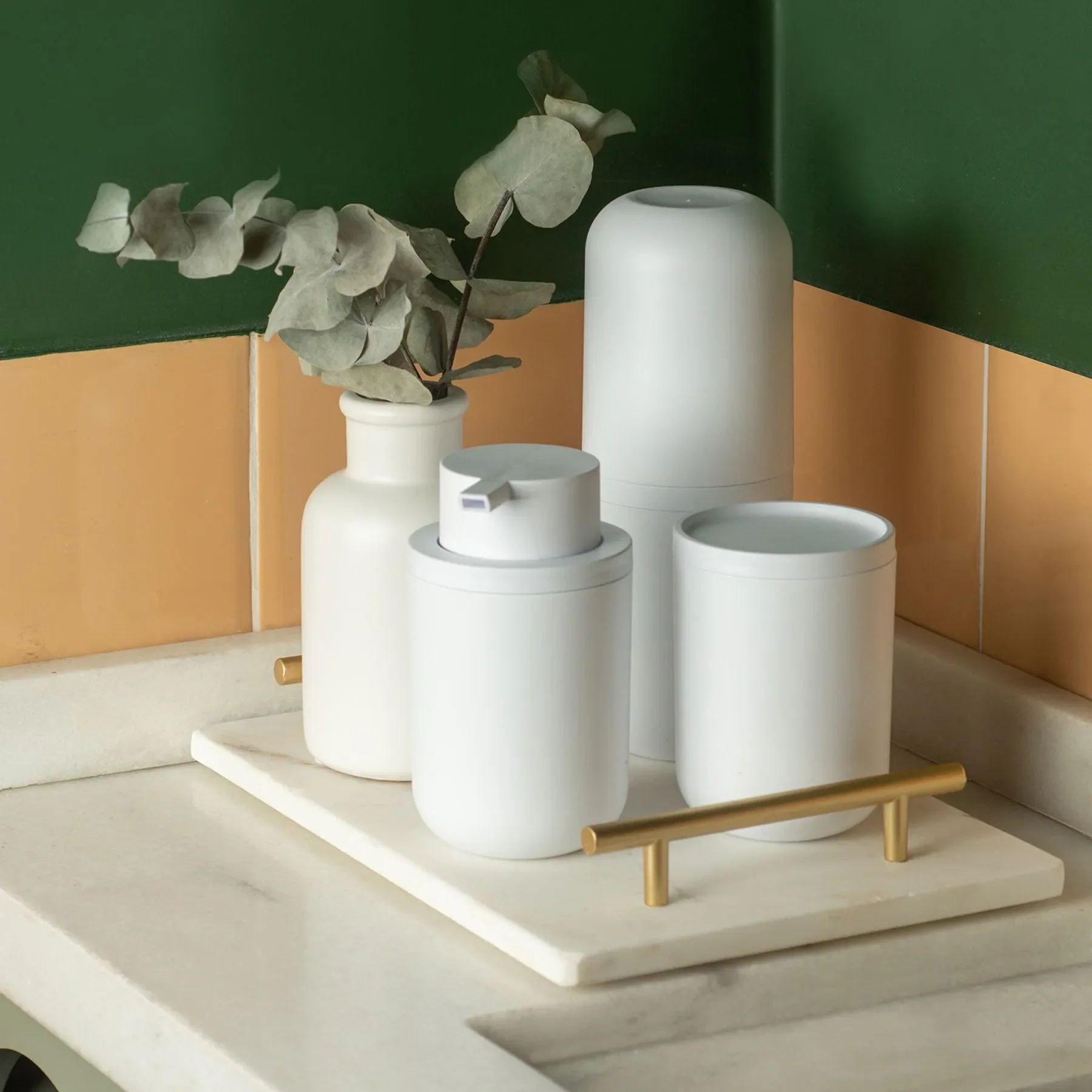 Kit de accesorios para baño bold color blanco - Image 2