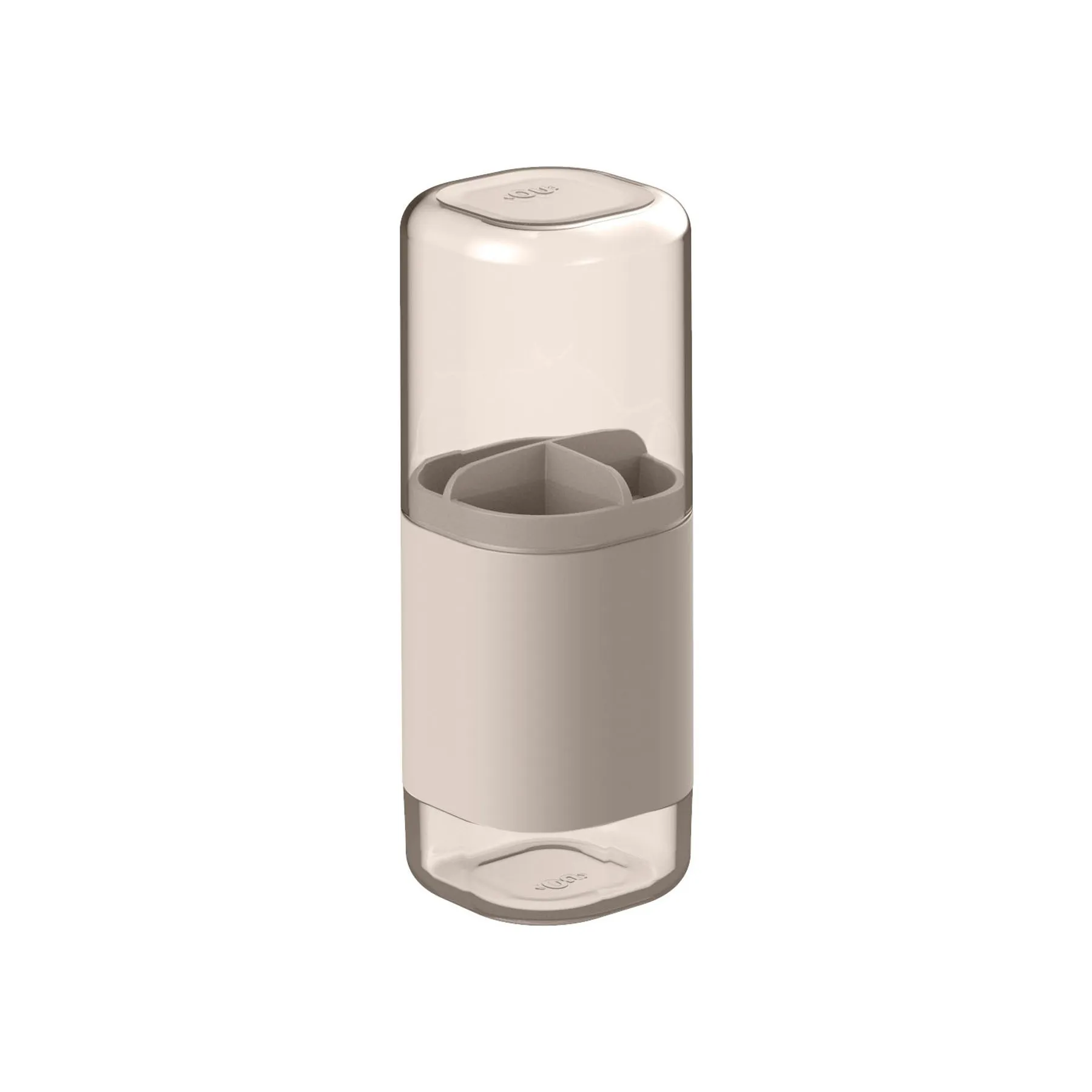 Kit de accesorios para baño dual 3 piezas color beige - Image 2