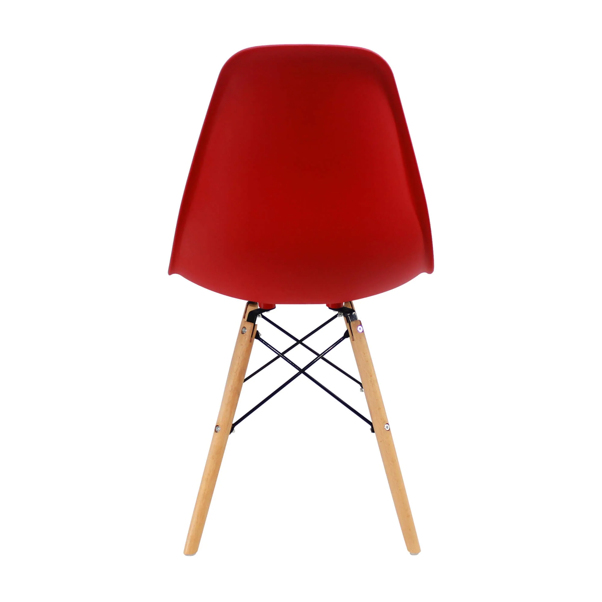 Kit por 2 sillas de comedor DKR tipo Eames color rojo - Image 4