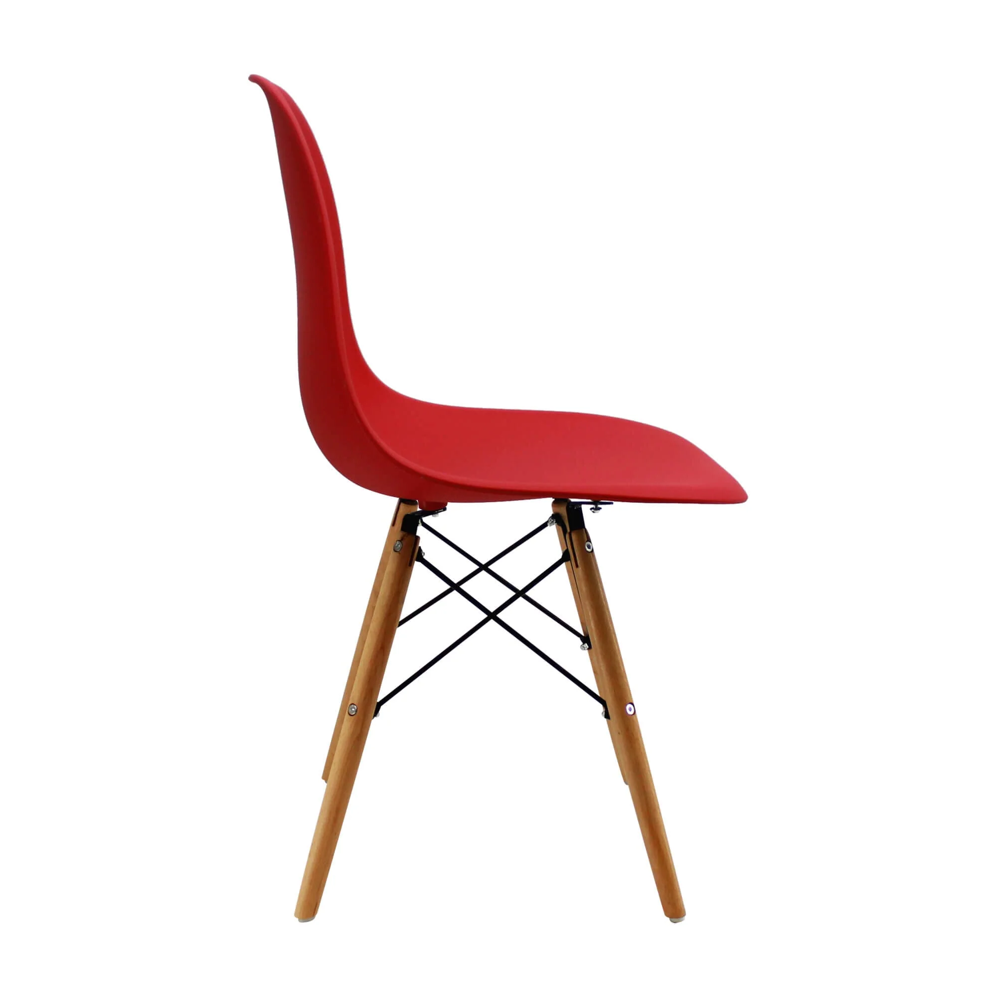 Kit por 2 sillas de comedor DKR tipo Eames color rojo - Image 5