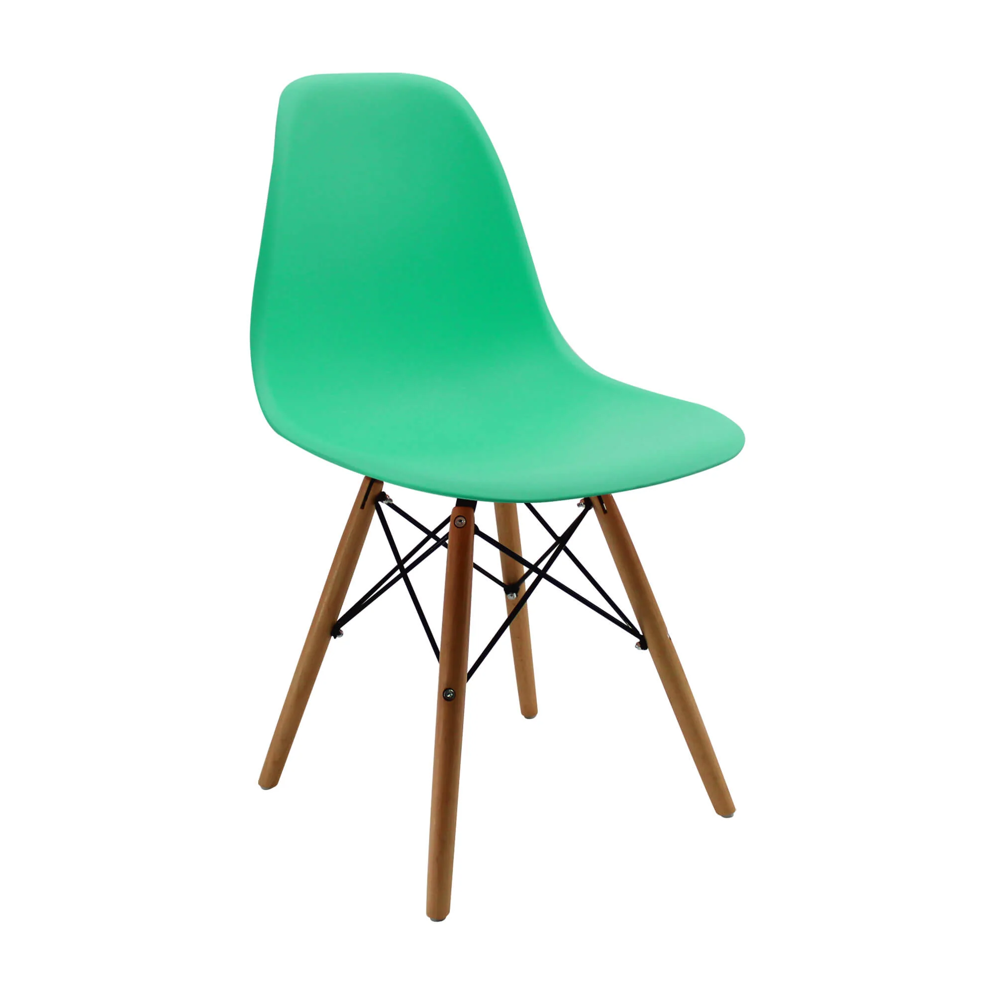 Kit por 2 sillas de comedor DKR tipo Eames color verde menta - Image 2