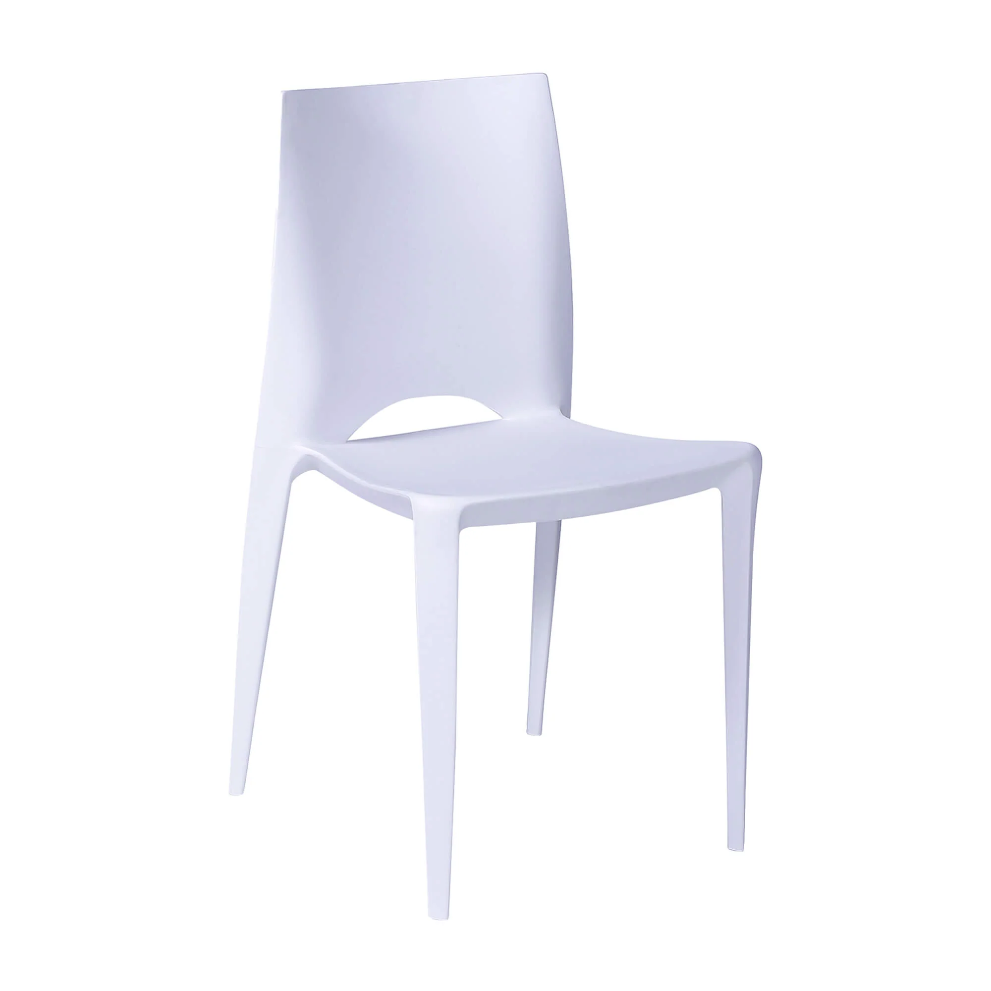 Kit por 2 sillas de exterior zoé para sala, comedor, jardín color blanco - Image 2