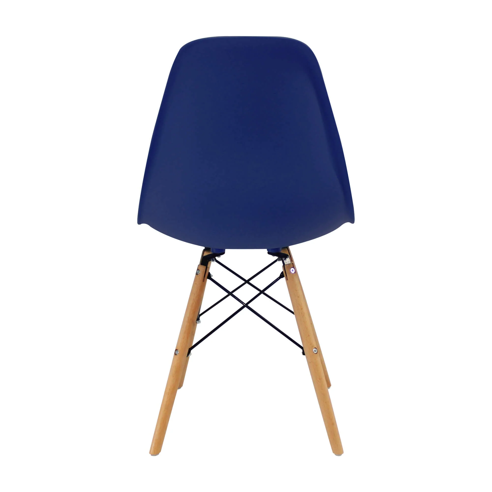 Kit por 4 sillas de comedor  DKR tipo Eames color azul oceano - Image 4