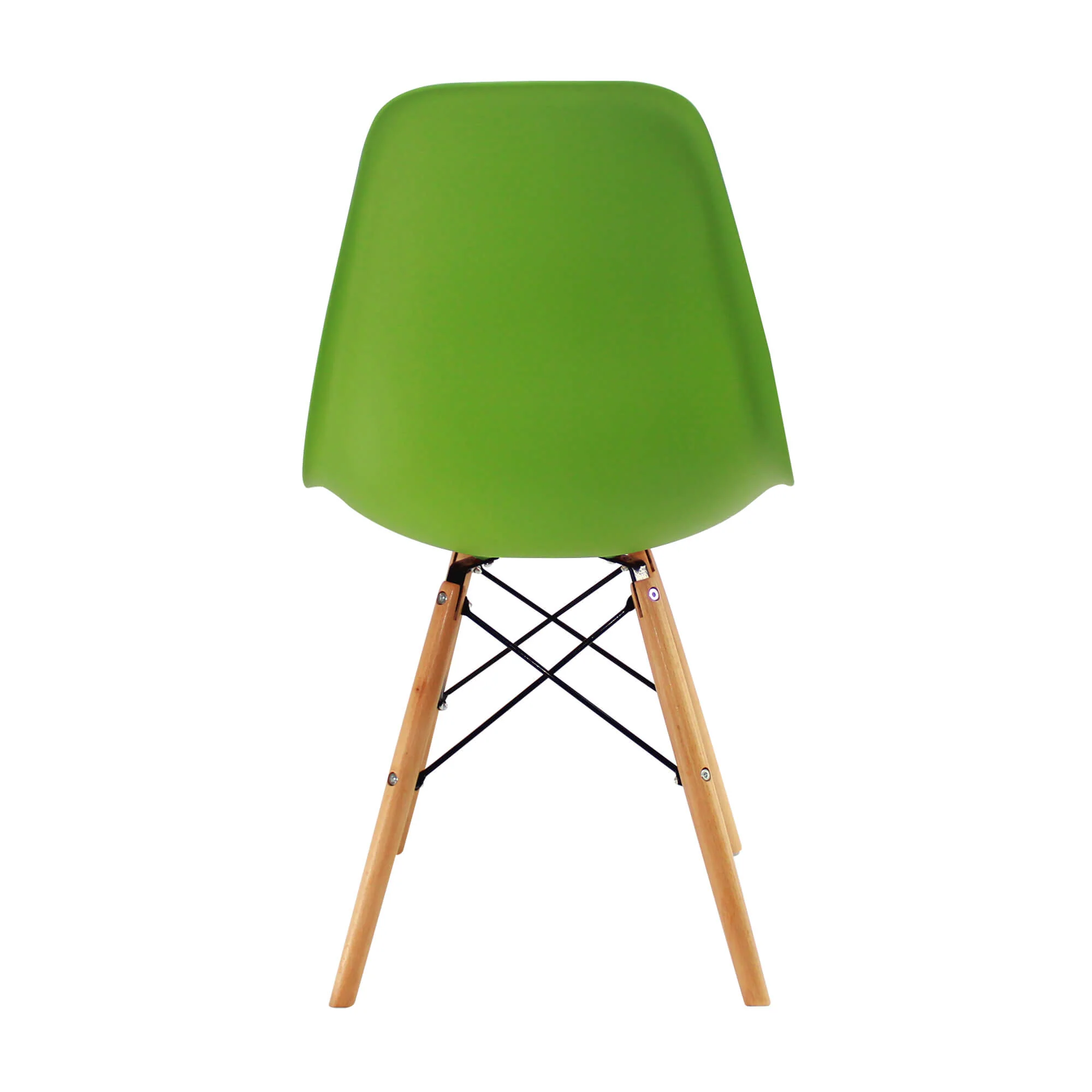 Kit por 4 sillas de comedor DKR tipo Eames color verde - Image 2