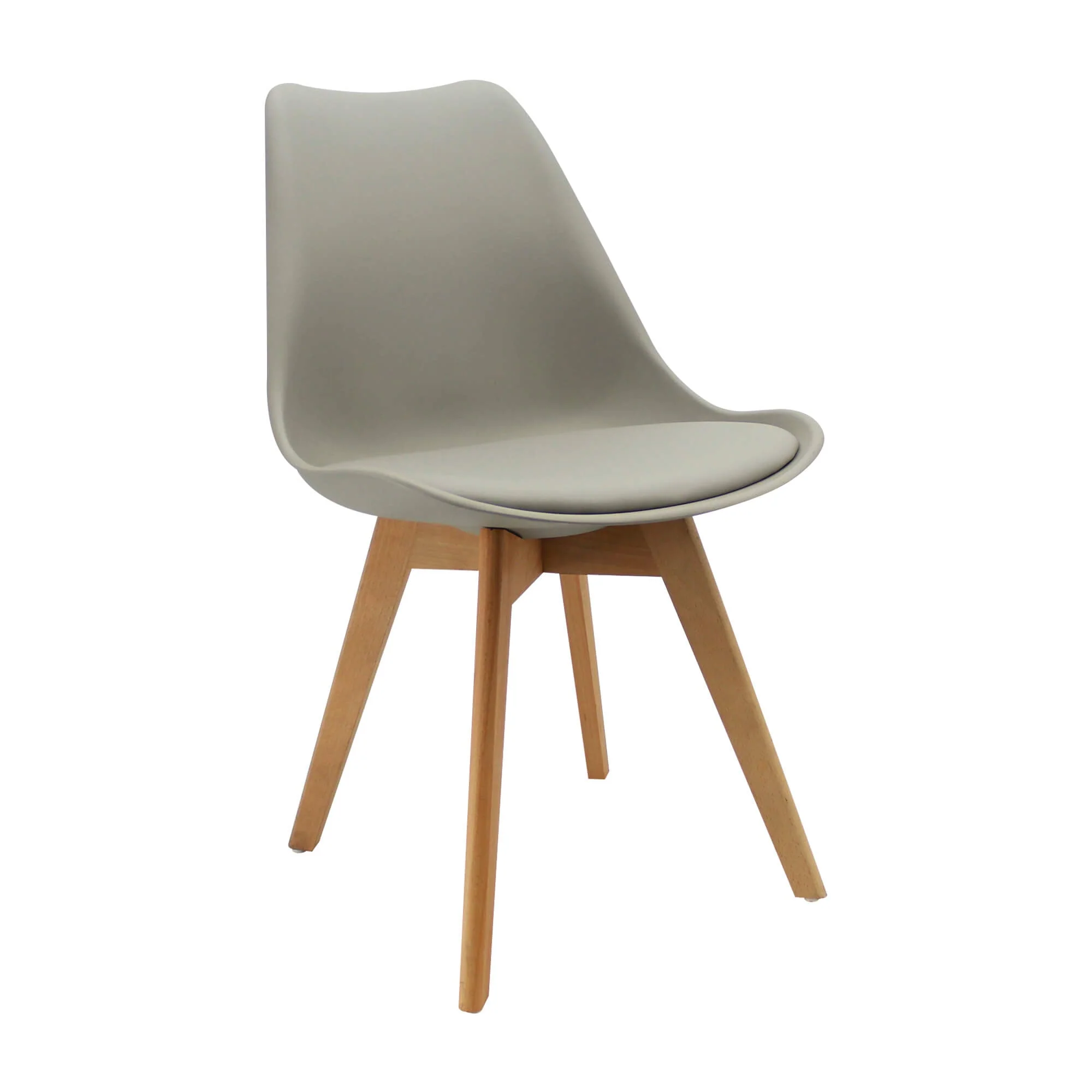 Kit por 4 sillas de comedor color color gris - Image 3