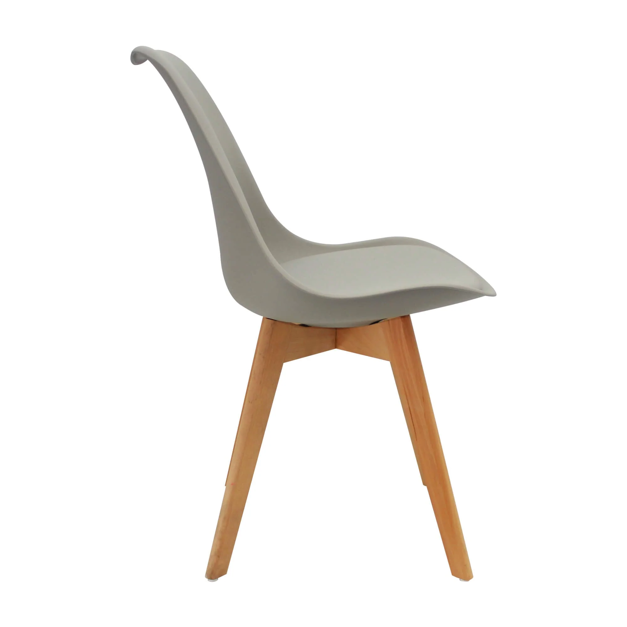 Kit por 4 sillas de comedor color color gris - Image 5