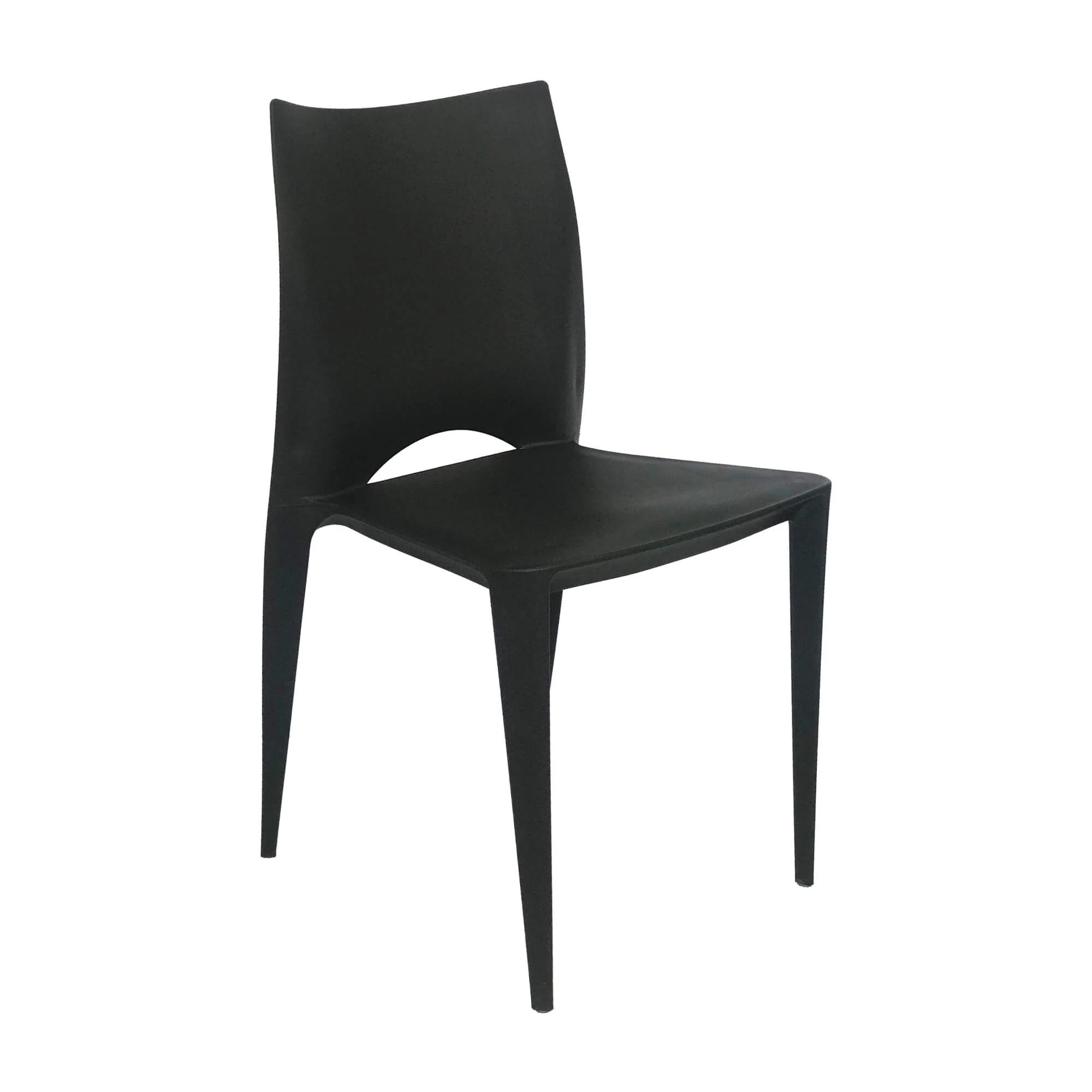 Kit por 4 sillas de exterior zoé para sala, comedor, jardín color negro - Image 4