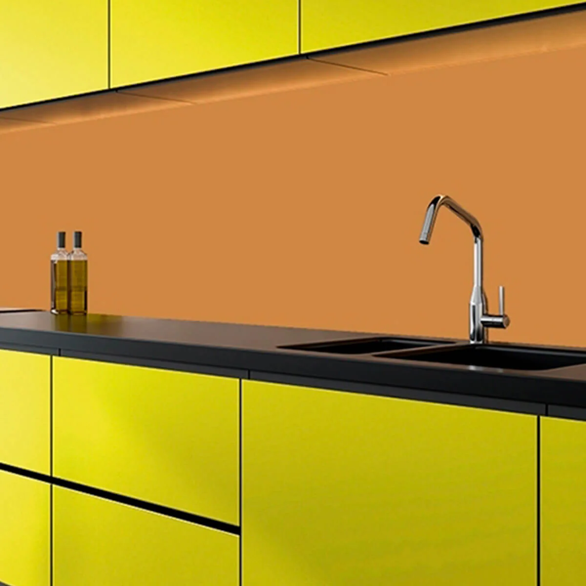 Laminado de alta presión color yellow calibre 0.8 mm