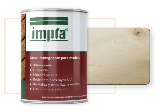 Lasur impregnante madera incoloro Un galón