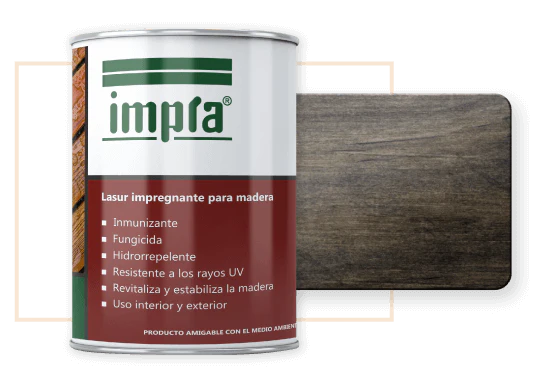 Lasur  imprégante madera color Wengué  Un galón
