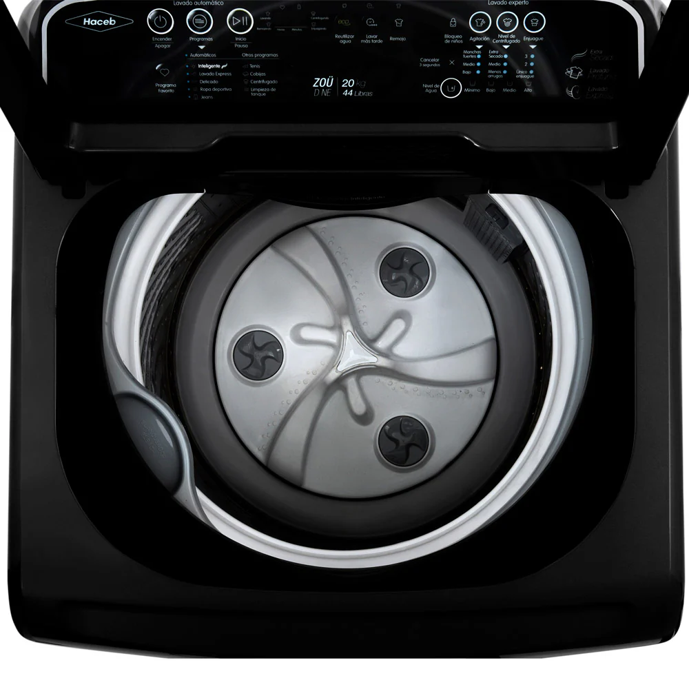 Lavadora digital onix Zou capacidad de carga 20 kg marca Haceb - Image 6