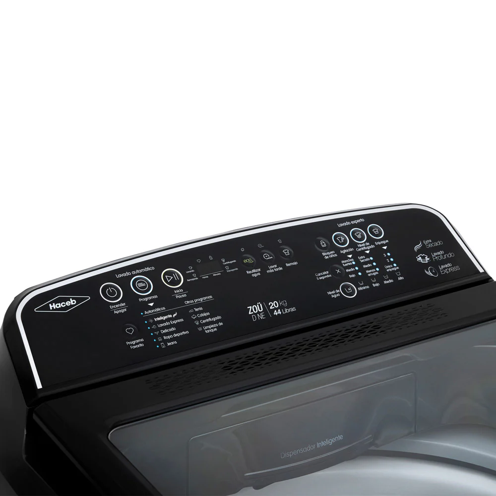 Lavadora digital onix Zou capacidad de carga 20 kg marca Haceb - Image 8