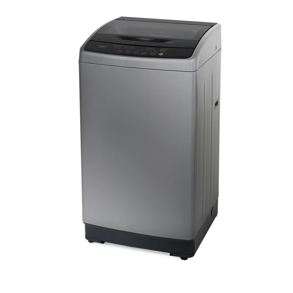 Lavadora gris con panel frontal digital capacidad de carga 11 Kg marca Haceb - Image 2