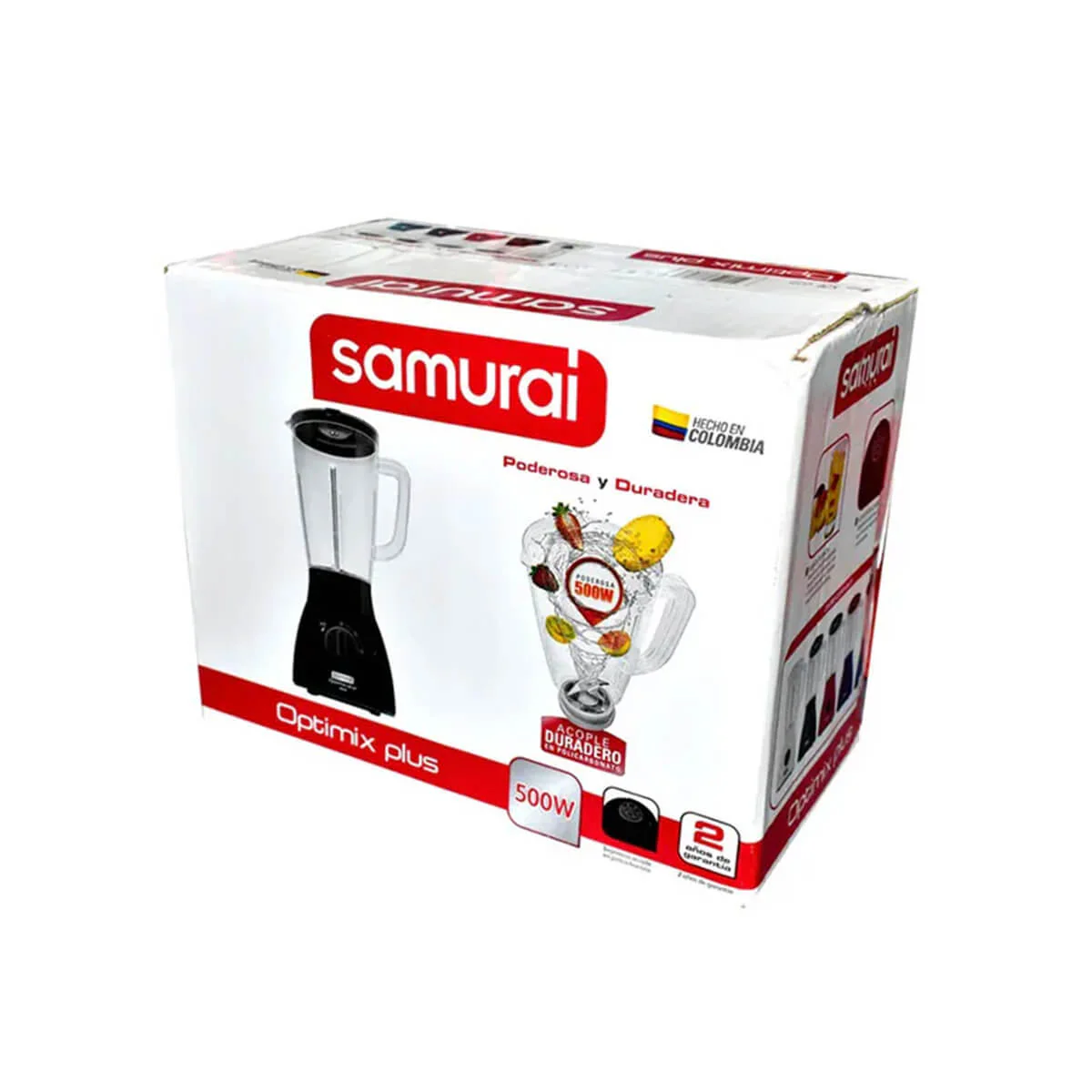 Licuadora optimix 2 velocidades negra marca samurai - Image 4