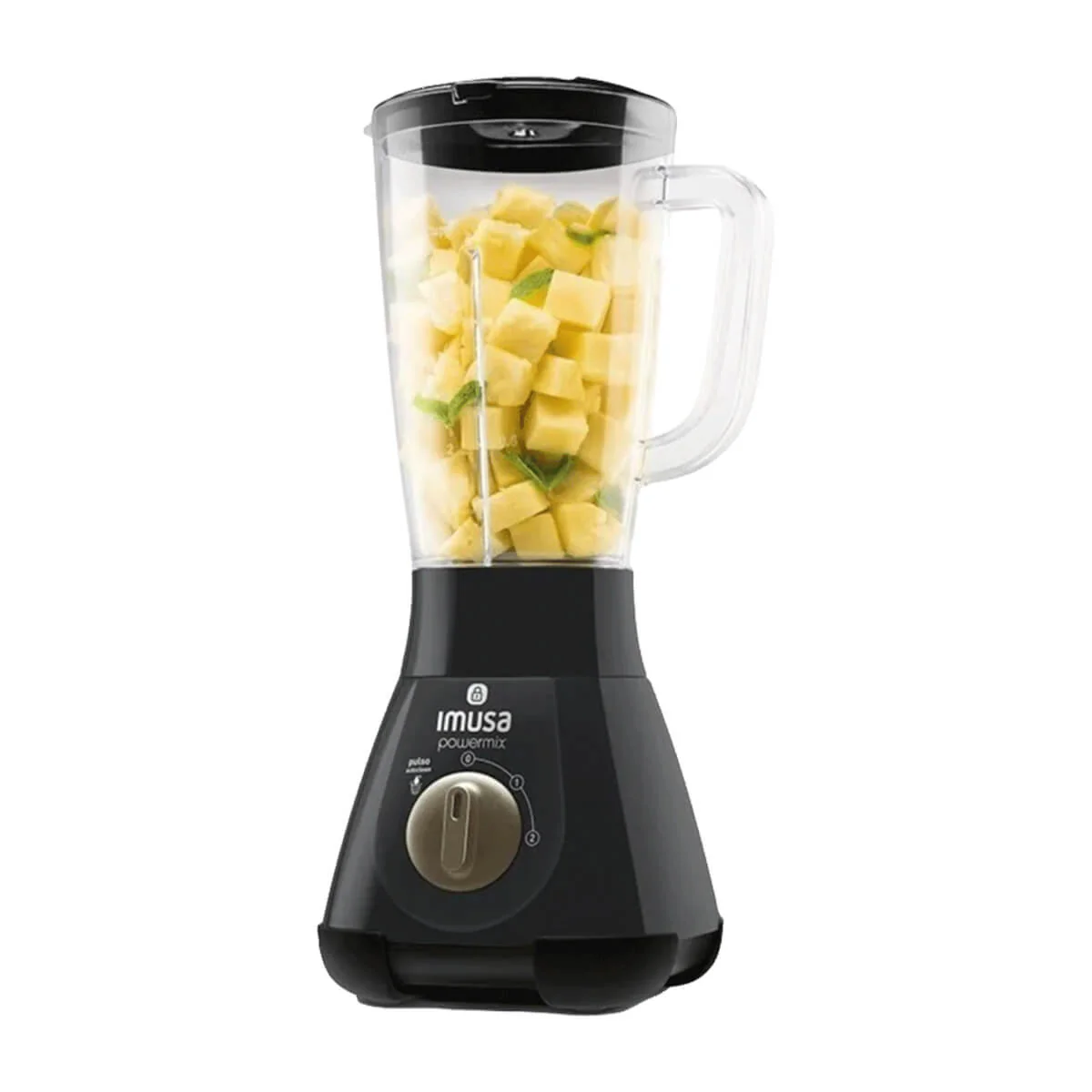 Licuadora powermix 2 litros negra marca imusa - Image 2