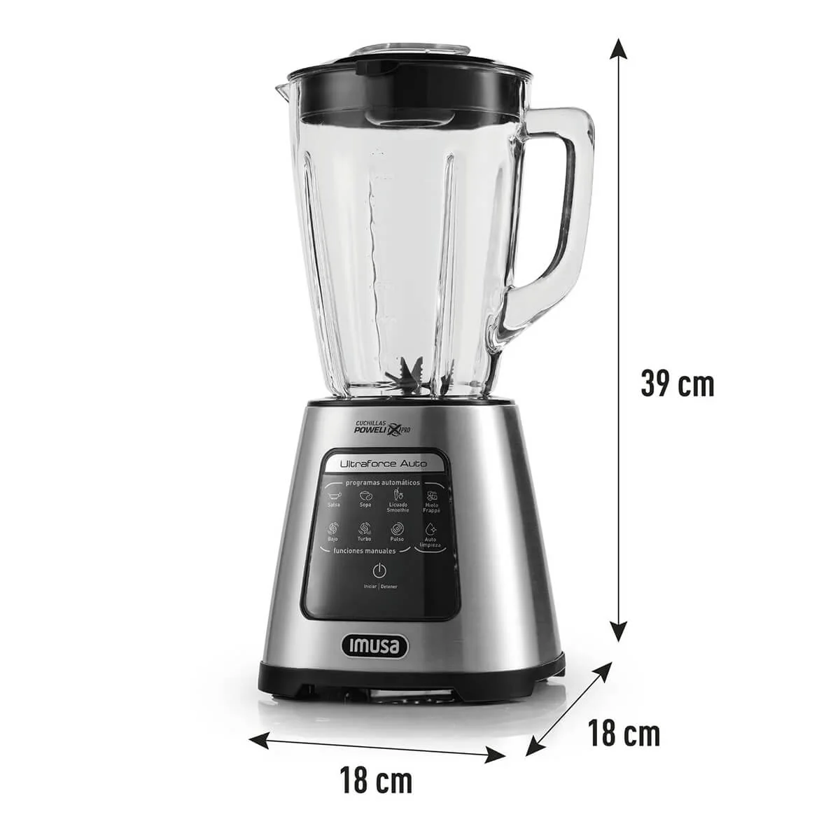 Licuadora ultraforce automatica 2.2 litros marca imusa - Image 5