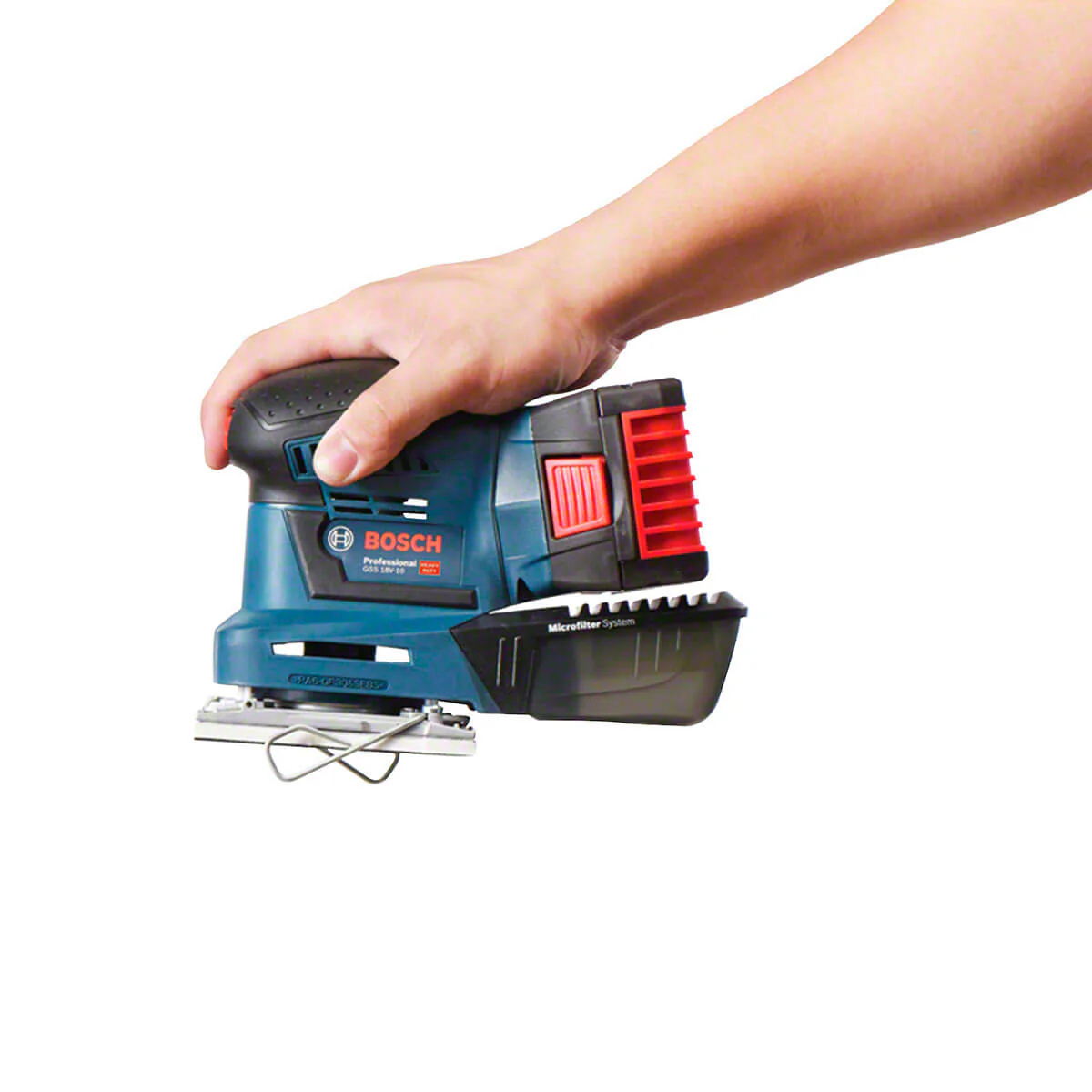 Lijadora orbital inalambrica 18V GSS 18V-10, Sin bateria/Sin cargador Bosch - Image 7