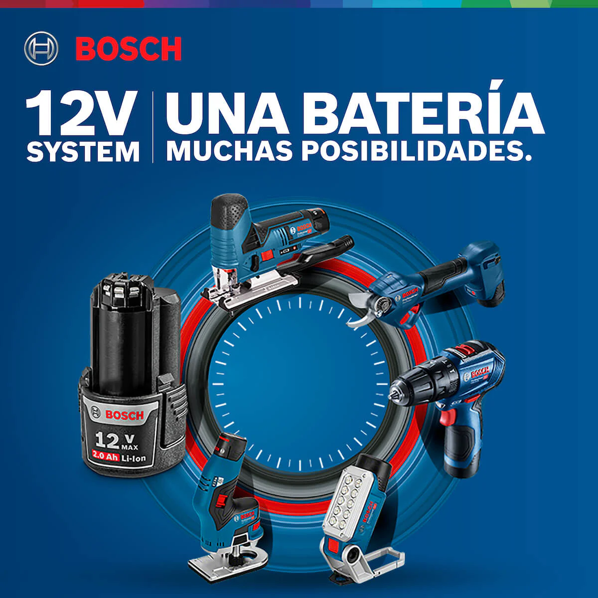Llave de impacto 1/4" 12V 100Nm 2 Bat GDR 120-LI Bosch - Image 15
