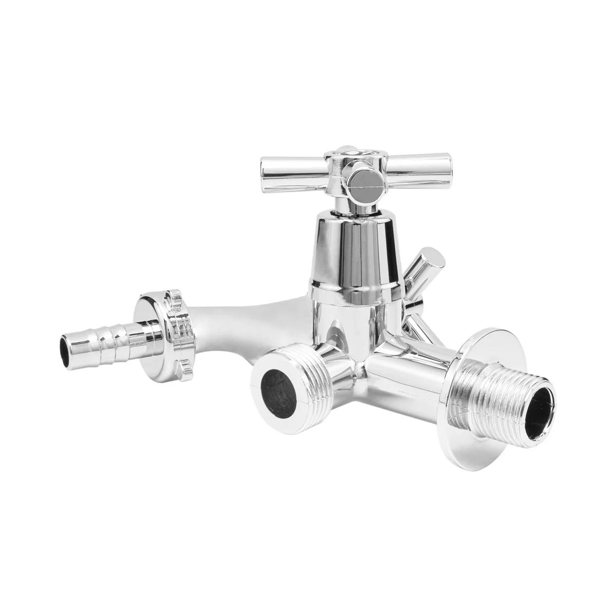 Llave doble salida entrada1/2" y salida 3/4" marca Boccherini - Image 2