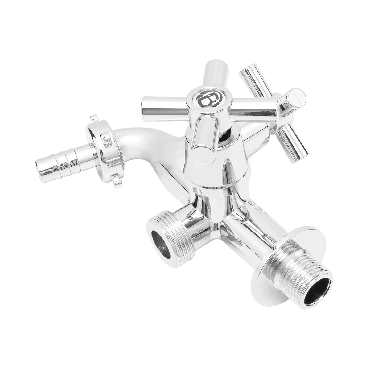 Llave doble salida entrada1/2" y salida 3/4" marca Boccherini - Image 3