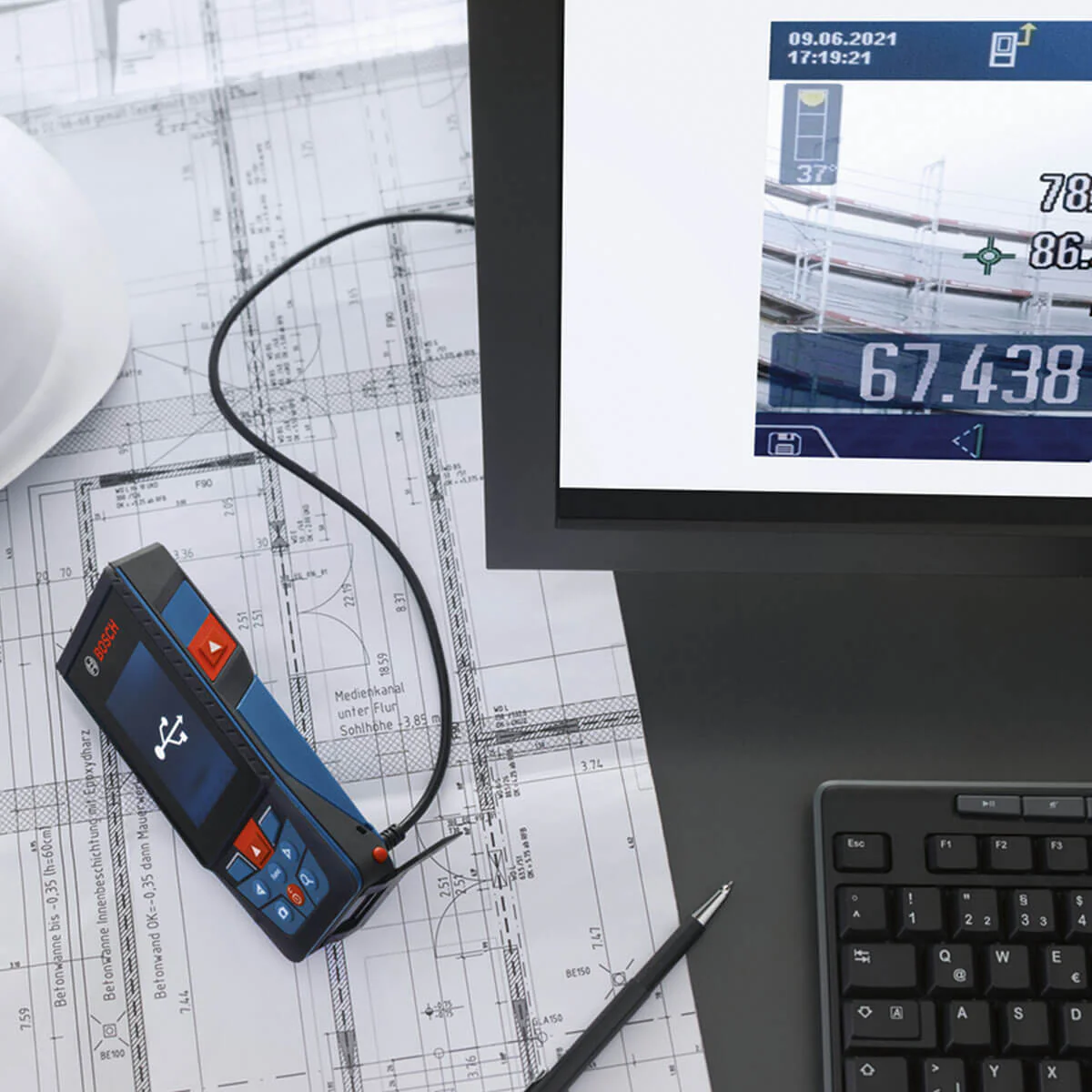 Medidor láser GLM 150-27 C alcance 150m con Bluetooth Bosch - Image 10