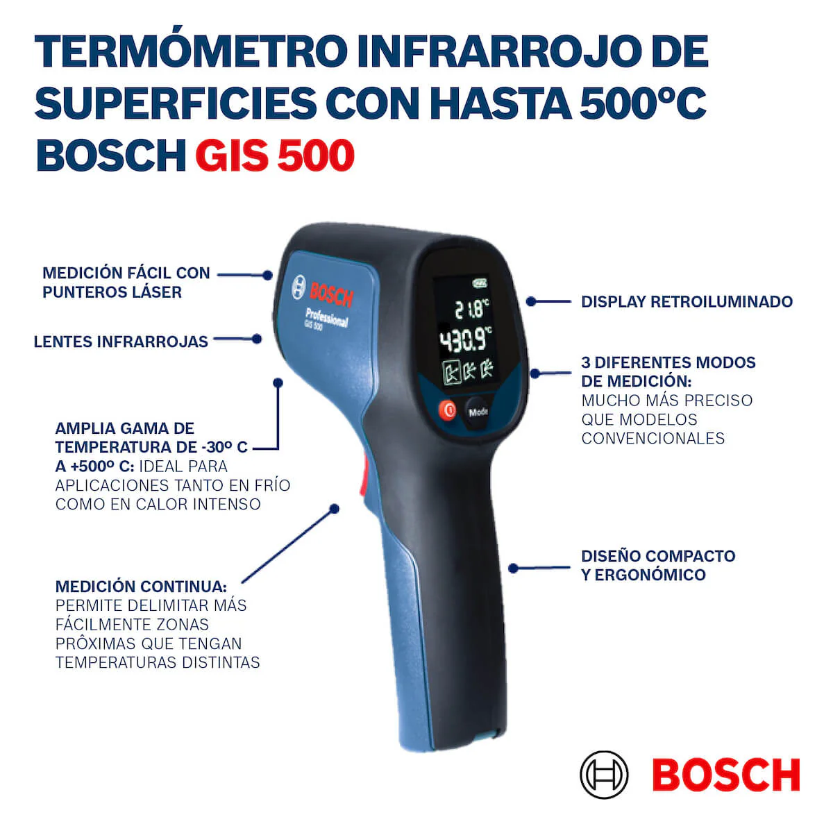 Medidor de temperatura GIS 500 marca Bosch - Image 10