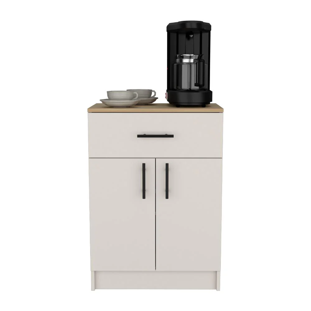 Mesa Auxiliar de Cocina Mayorca, Capri y Fresno Europeo, con espacio para guardar insumos ZF - Image 3