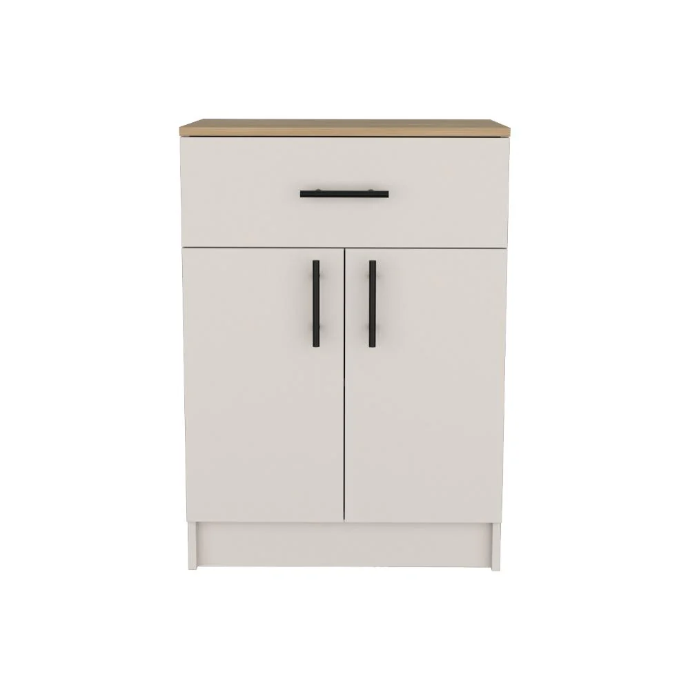 Mesa Auxiliar de Cocina Mayorca, Capri y Fresno Europeo, con espacio para guardar insumos ZF - Image 5