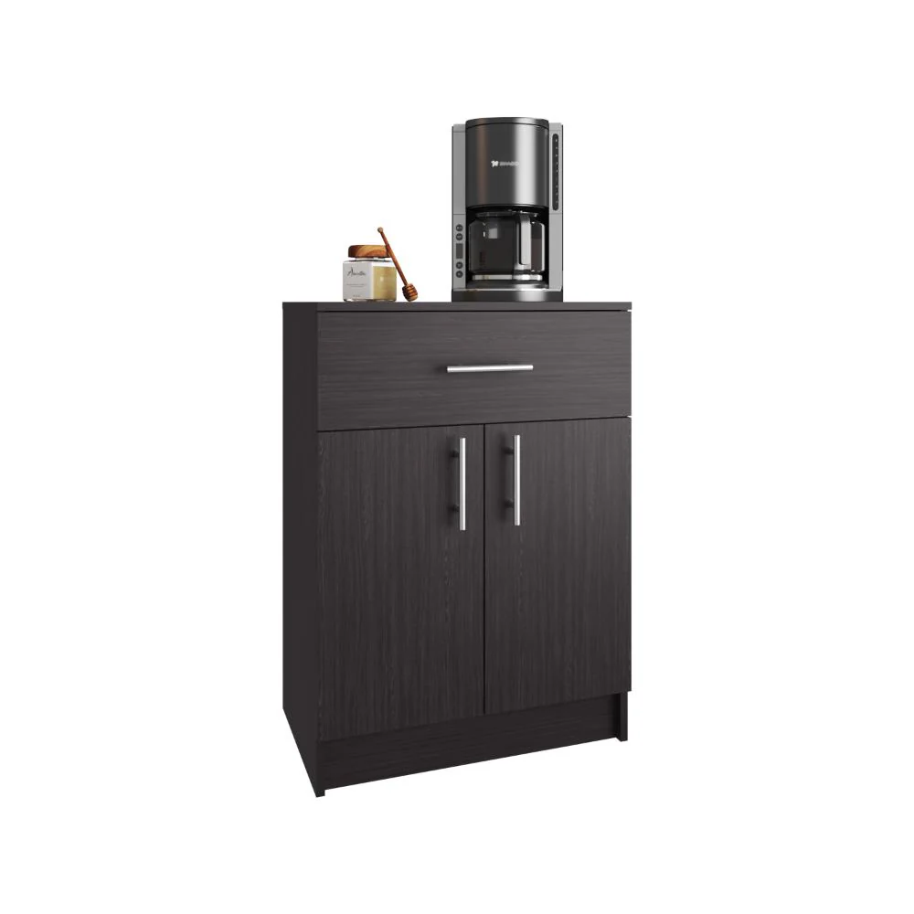 Mesa Auxiliar de Cocina Mayorca, Wengue, con espacio para guardar insumos ZF - Image 3