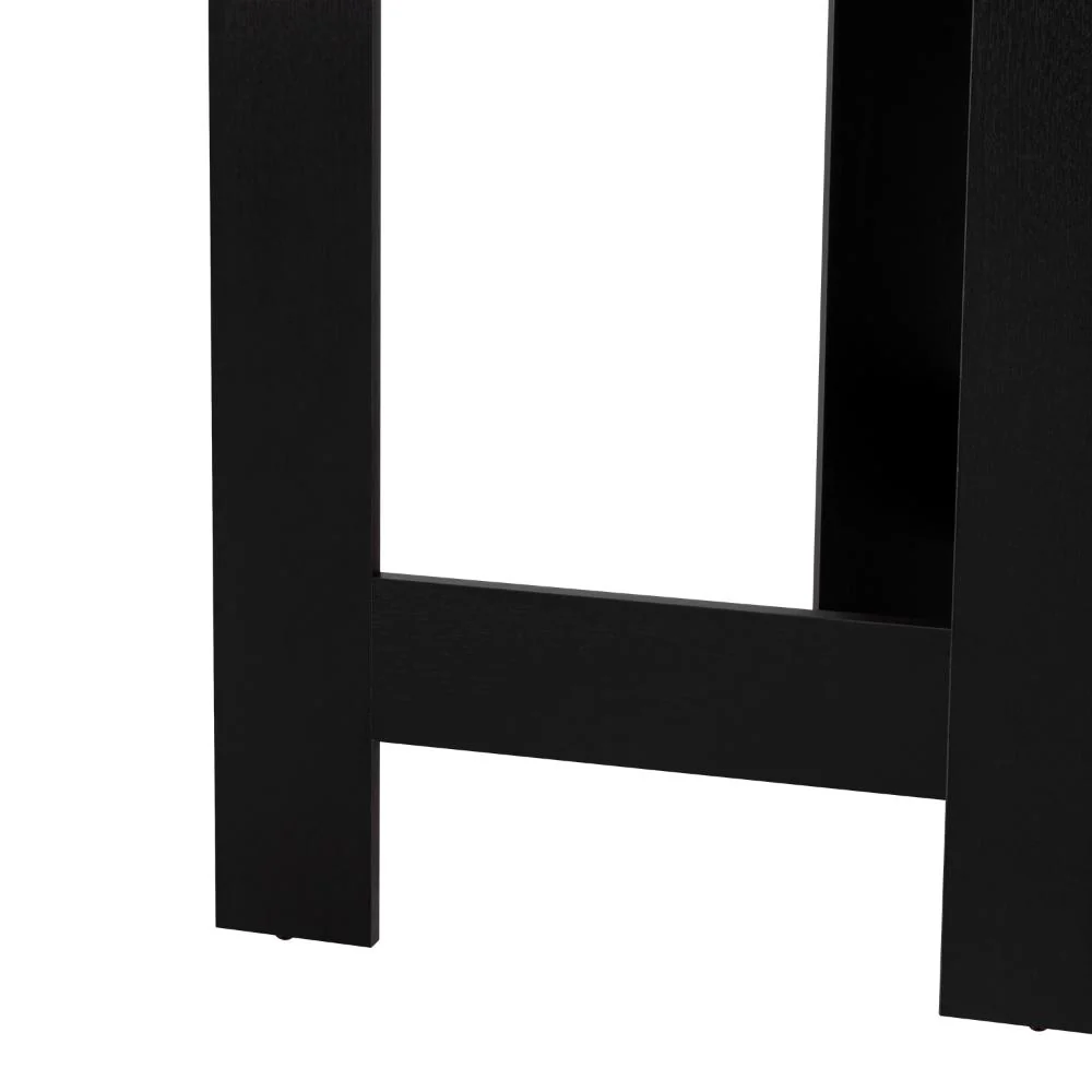 Mesa Auxiliar de Cocina Plegable Merida, Wengue y Fresno Europeo, con Amplia Superficie - Image 12