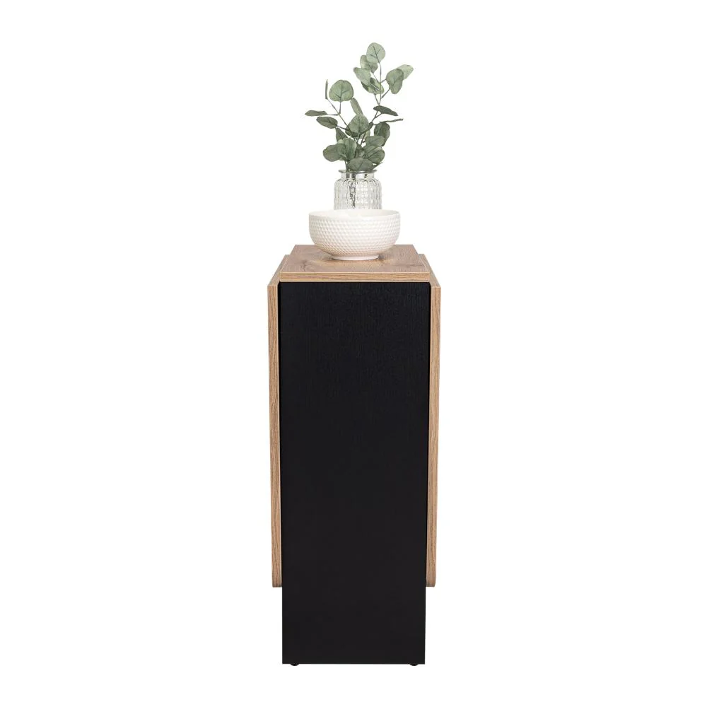 Mesa Auxiliar de Cocina Plegable Merida, Wengue y Fresno Europeo, con Amplia Superficie - Image 13