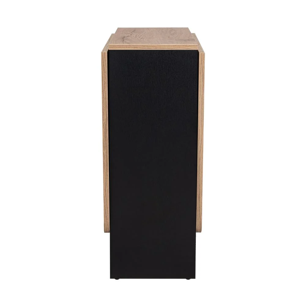 Mesa Auxiliar de Cocina Plegable Merida, Wengue y Fresno Europeo, con Amplia Superficie - Image 9
