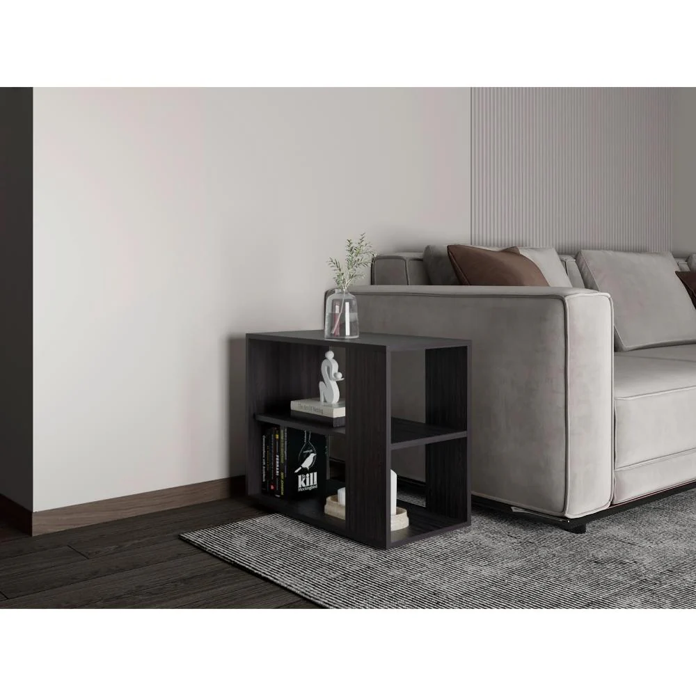 Mesa Auxiliar Delverg, Wengue, con espacio para guardar objetos ZF - Image 3
