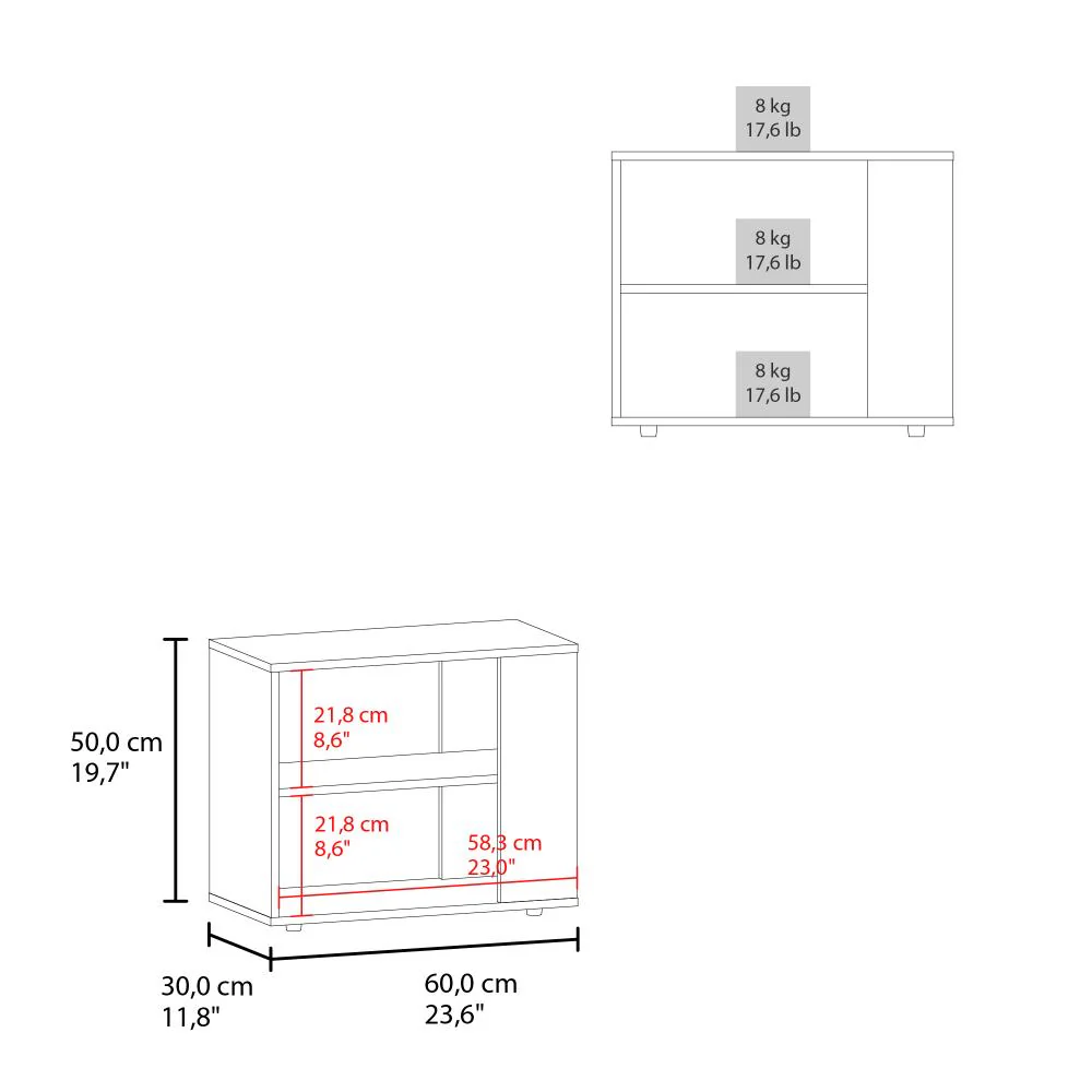 Mesa Auxiliar Delverg, Wengue, con espacio para guardar objetos ZF - Image 7