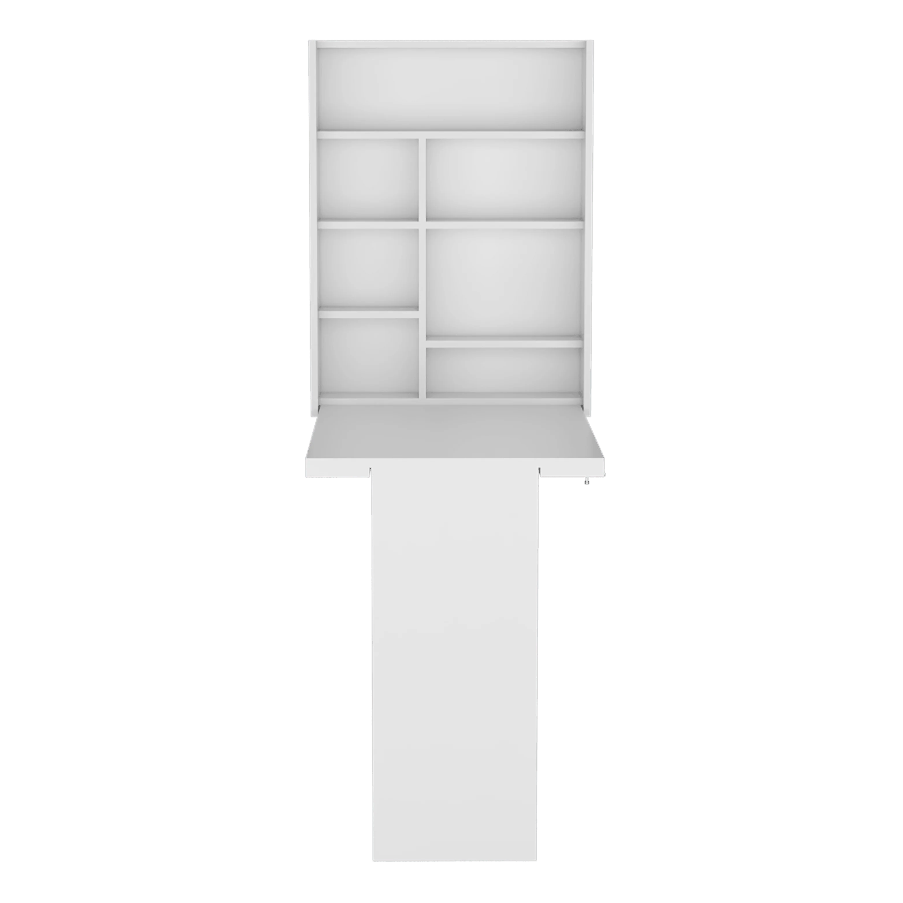 Mesa Auxiliar Vetta, Blanco, para Empotrar a la Pared y Amplia Superficie ZF - Image 4