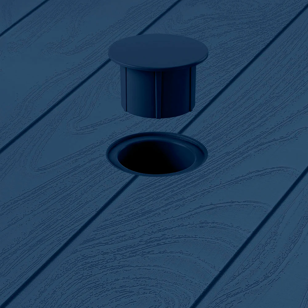 Mesa barú trendy azul petroleo marca Rimax - Image 6