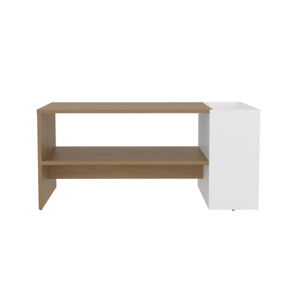 Mesa de Centro Arion, Fresno Europeo, Con amplio espacio para decoración ZF - Image 5