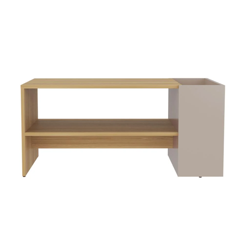 Mesa de Centro Larga Adel, Capri y Fresno Europeo, Con amplio espacio para decoración ZF - Image 5