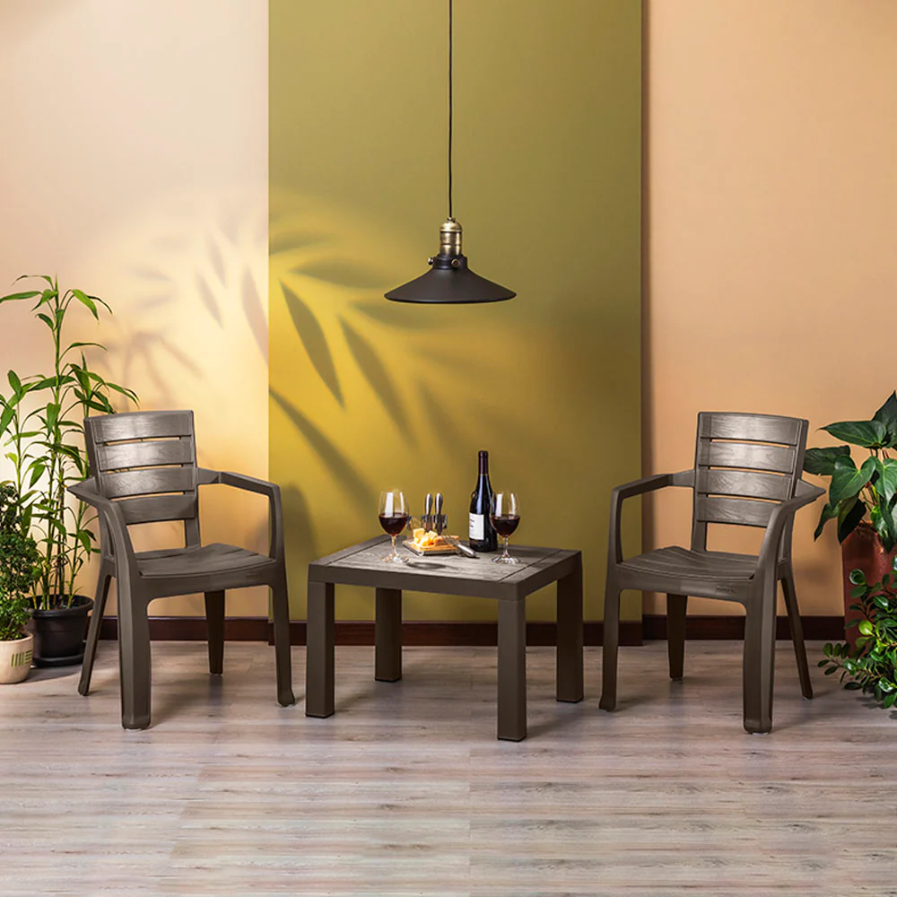 Mesa de centro rectangular barú mocca marca Rimax