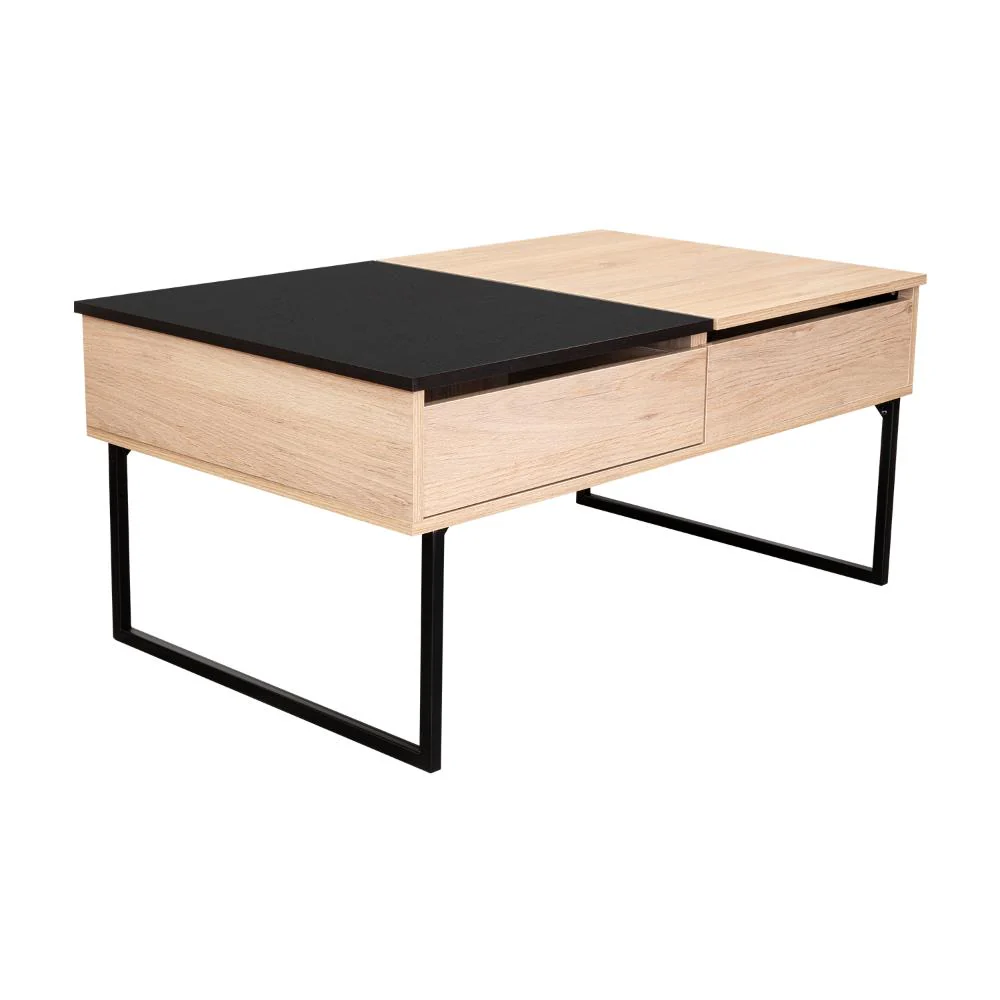 Mesa de Centro Salento, Beige con Gran Capacidad de Almacenamiento - Image 10