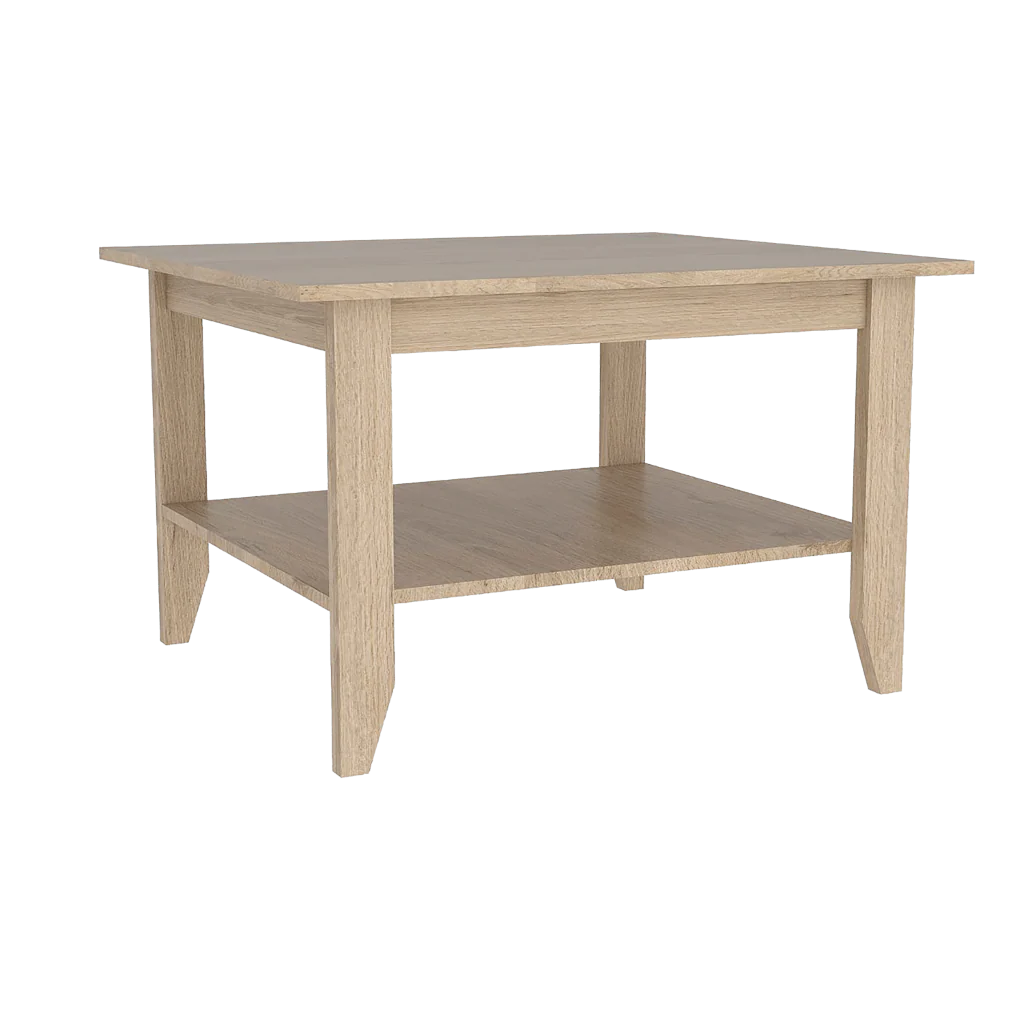 Mesa de Centro Sarume, Beige, con Amplia Superficie - Image 2