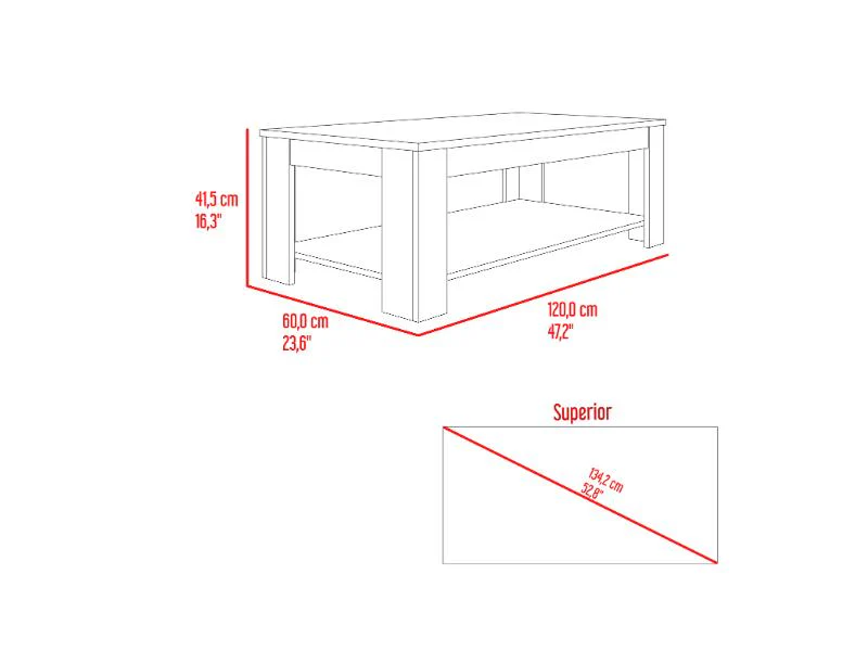 Mesa de Centro Sensi, Fresno Europeo y Wengue, con diseño moderno - Image 10
