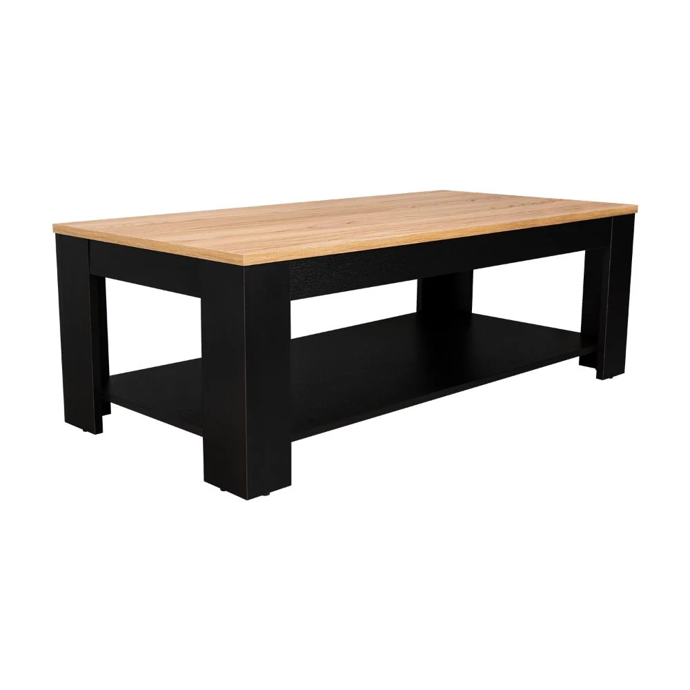 Mesa de Centro Sensi, Fresno Europeo y Wengue, con diseño moderno - Image 4