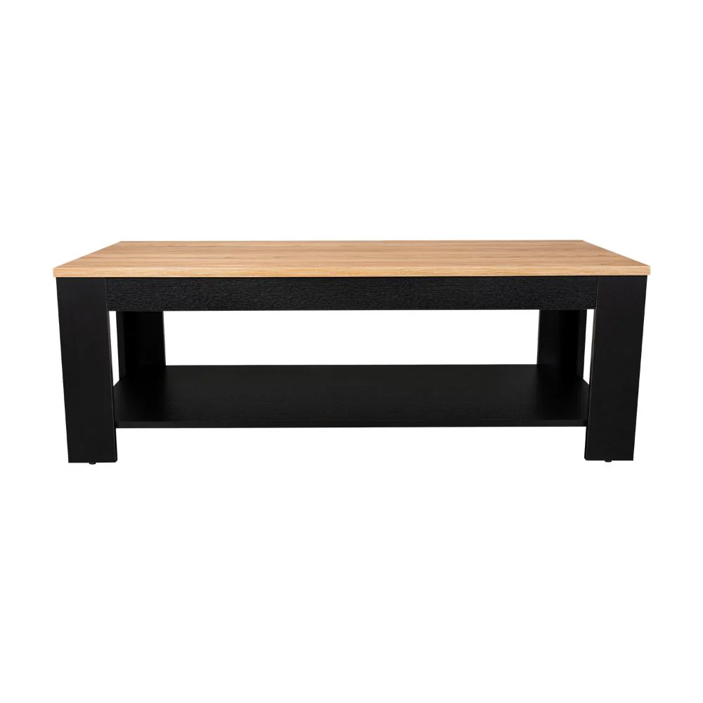 Mesa de Centro Sensi, Fresno Europeo y Wengue, con diseño moderno - Image 5