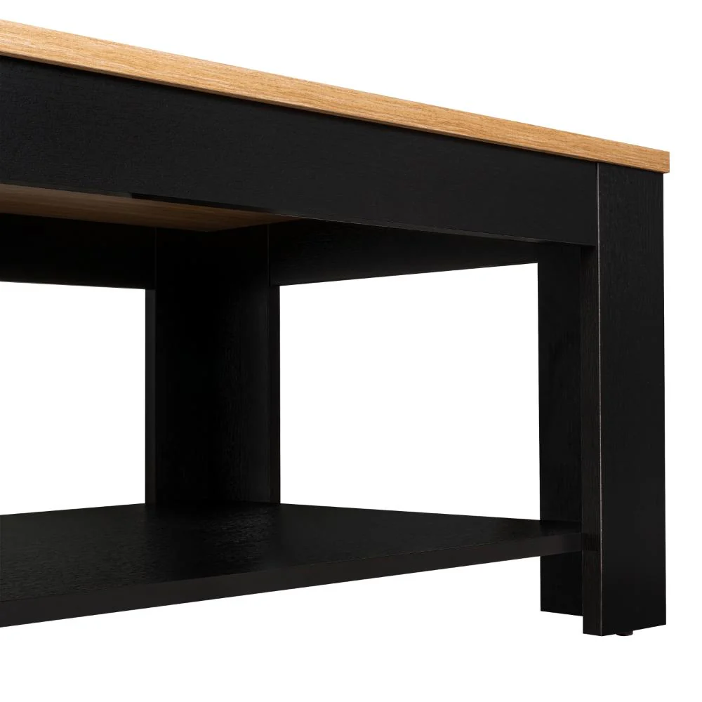 Mesa de Centro Sensi, Fresno Europeo y Wengue, con diseño moderno - Image 8