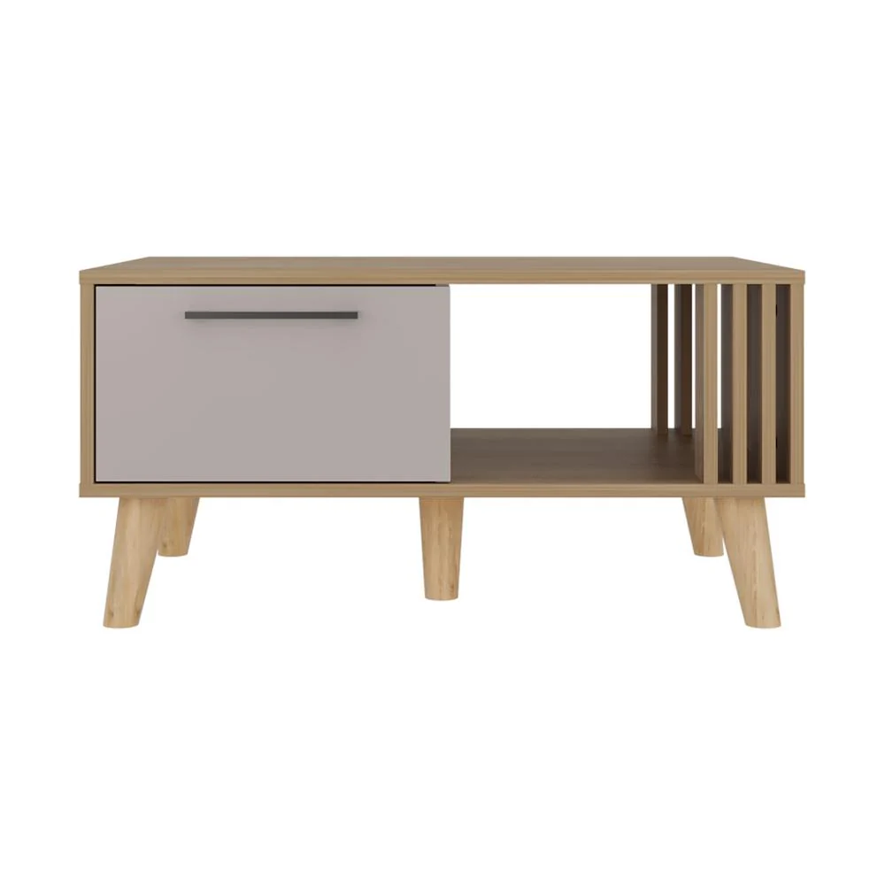 Mesa de Centro Vanez II, Capri y Fresno Europeo, Fácil de armar - Image 7