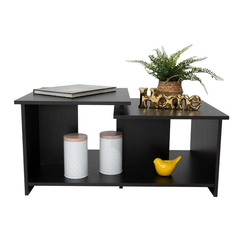 Mesa de Centro Wema Alto, Wengue, con Amplio Espacio Ideal Para Ubicar Decoraciones - Image 2