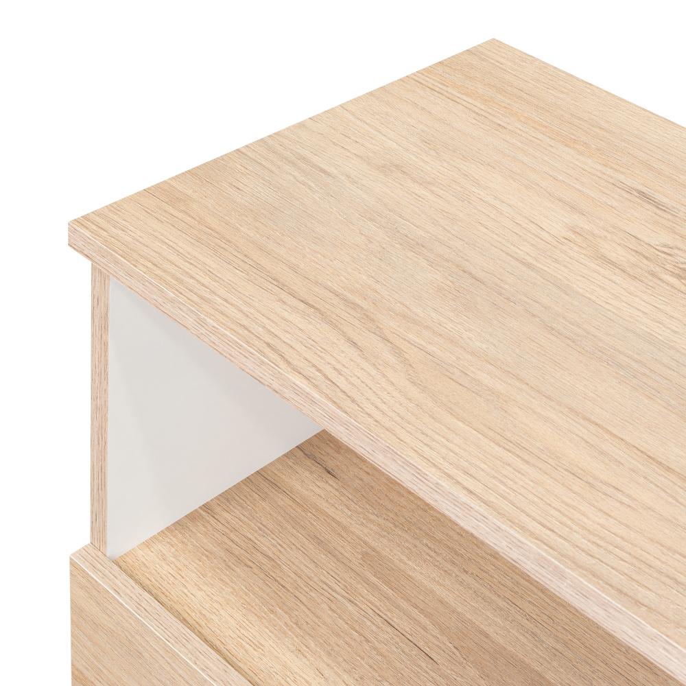 Mesa de Noche Camel, Rovere y Blanco - Image 12