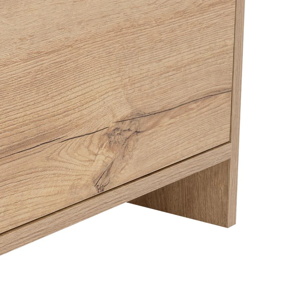 Mesa de Noche Tutto, Café Claro, con Cajón Para Guardar Objetos Ideal Para Espacios Reducidos - Image 9