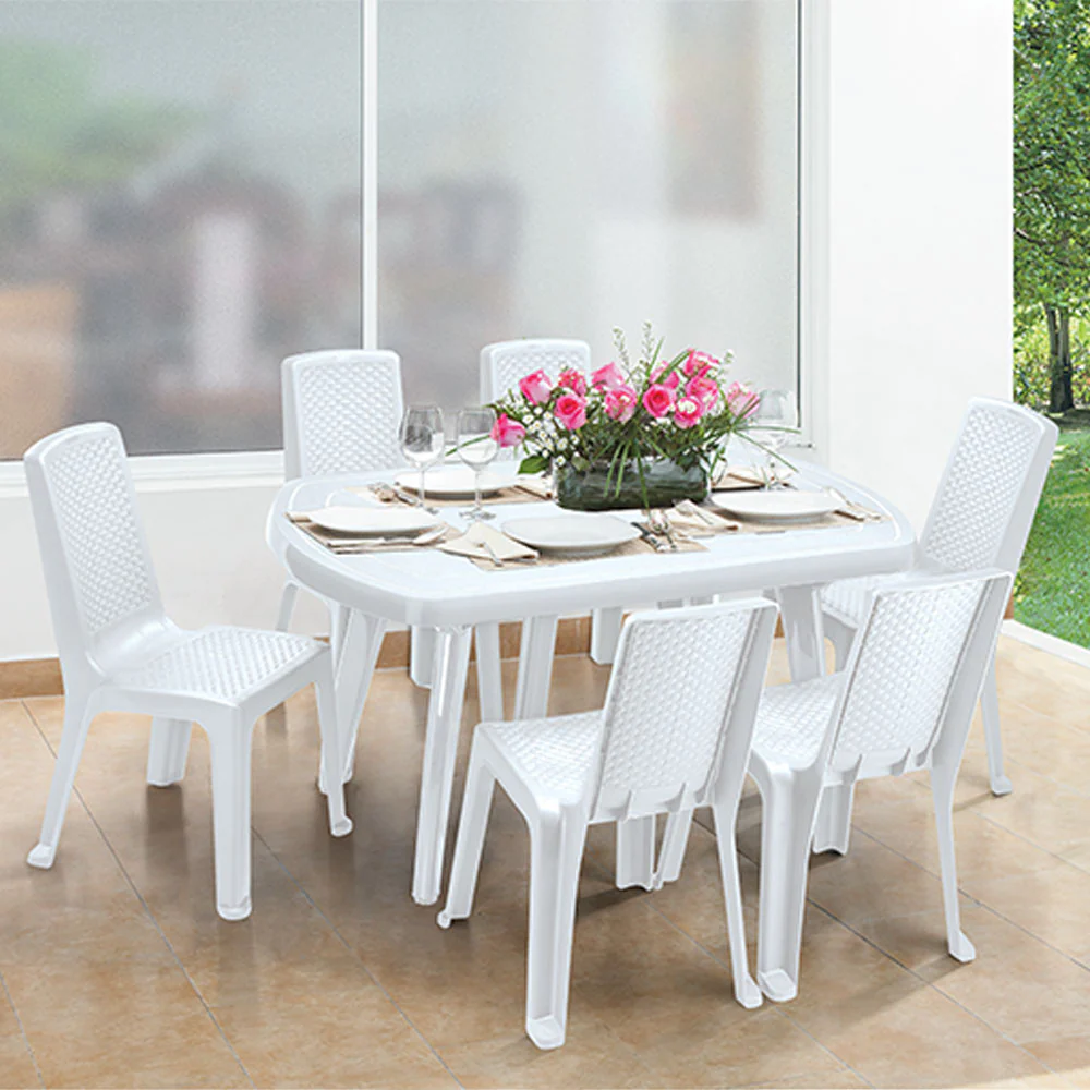 Mesa lotus blanco marca Rimax